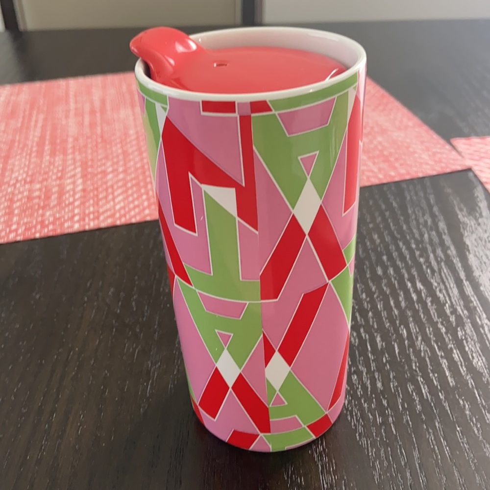 Teavana ceramic travel mug